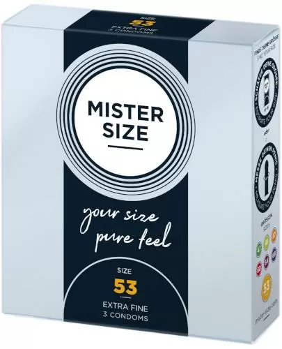 Mister Size prezerwatywy 53 mm 3 sztuki zdjęcie