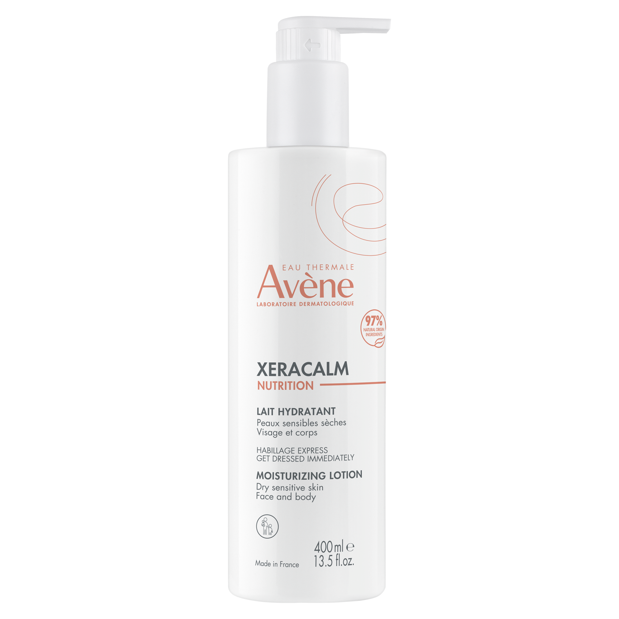 AVENE XERACALM NUTRITION Mleczko nawilżające, 400 ml zdjęcie