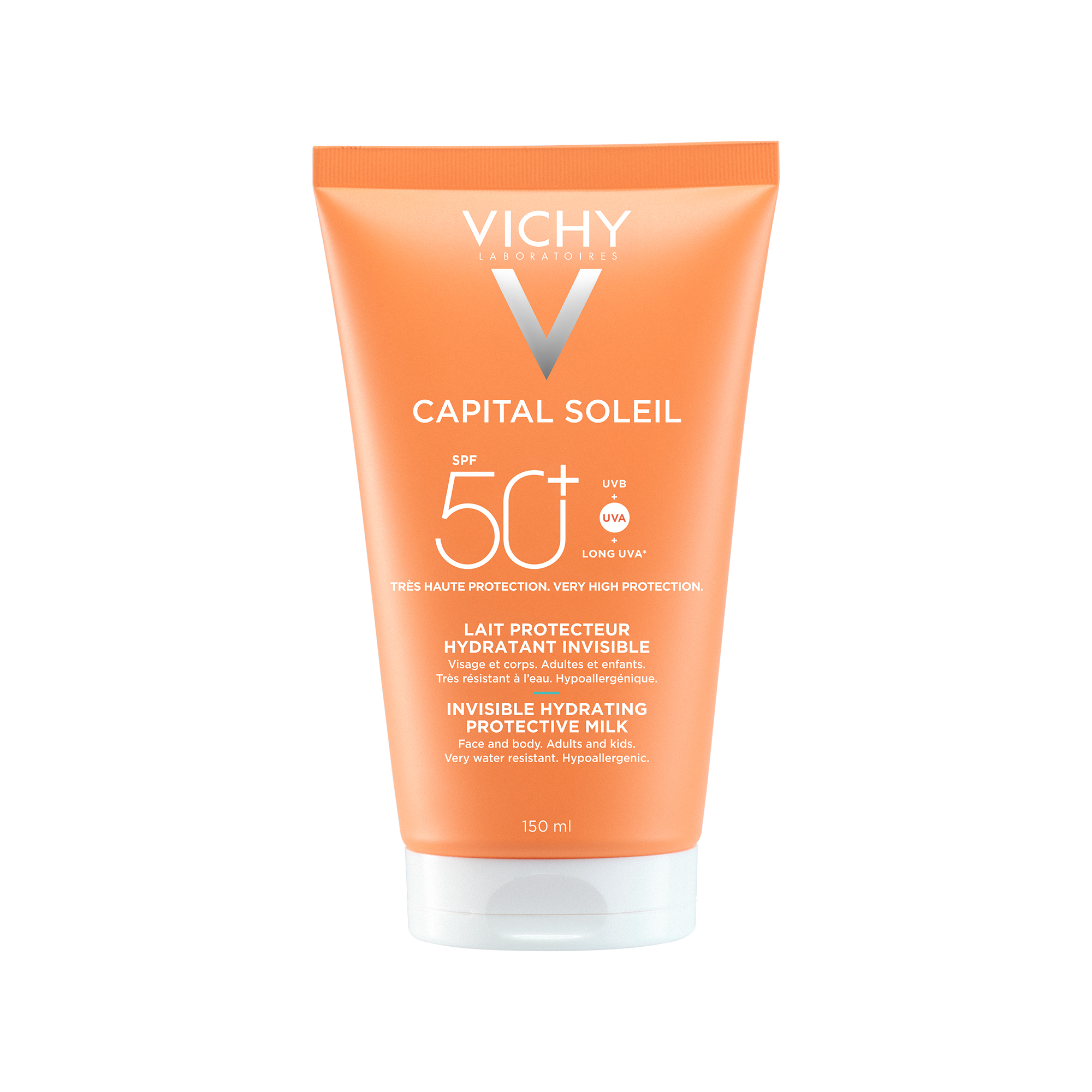 Vichy Capital Soleil, nawilżające mleczko ochronne do ciała SPF 50, 150 ml zdjęcie