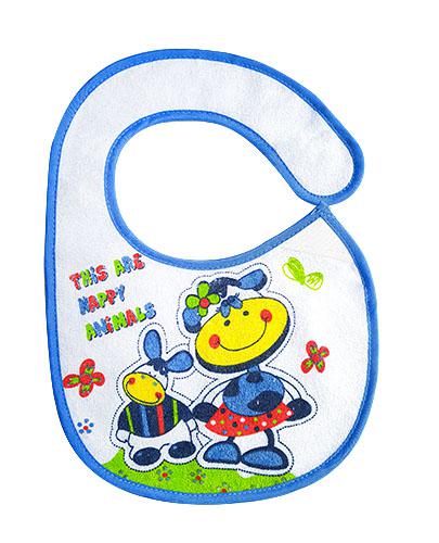 Libra babies Śliniak Libra na rzep 100% bawełna wesoła krówka, 1 szt. zdjęcie