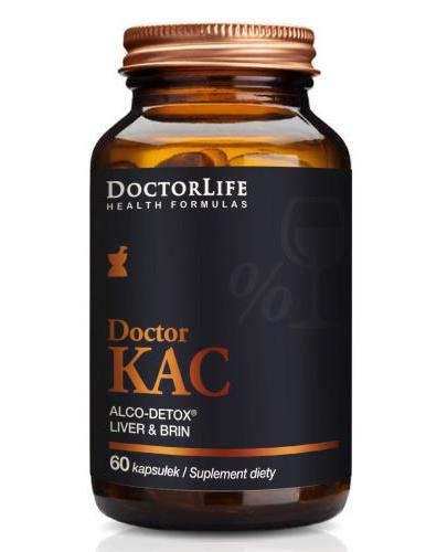 DOCTOR LIFE Doctor Kac - 60 kaps. Łagodzi objawy zatrucia alkoholowego. zdjęcie