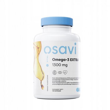 Omega-3 Extra 1300 mg cytryna, 120 kaps., cena, wskazania, właściwości