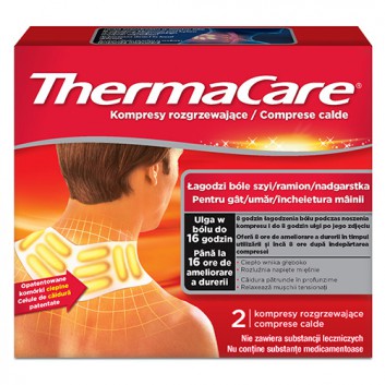 ThermaCare kompresy rozgrzewające na szyję ramiona nadgarstki 2 sztuki
