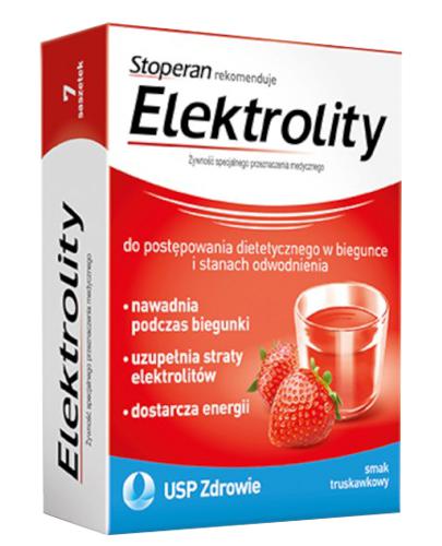 ELEKTROLITY Smak truskawkowy - 7 sasz. zdjęcie