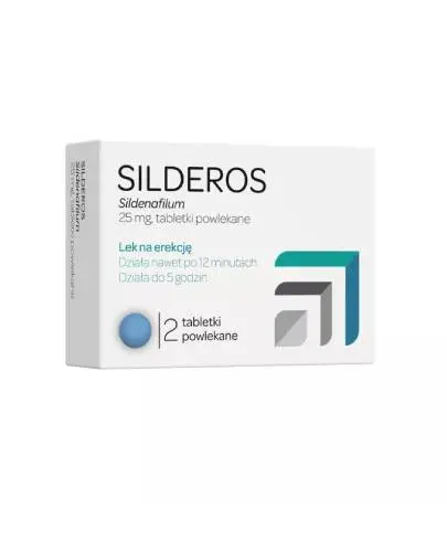 Silderos, 25 mg, 2 tabletki powlekane zdjęcie