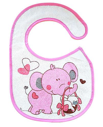 Libra babies Śliniak Libra na rzep 100% bawełna frotte słonik, 1 szt. zdjęcie