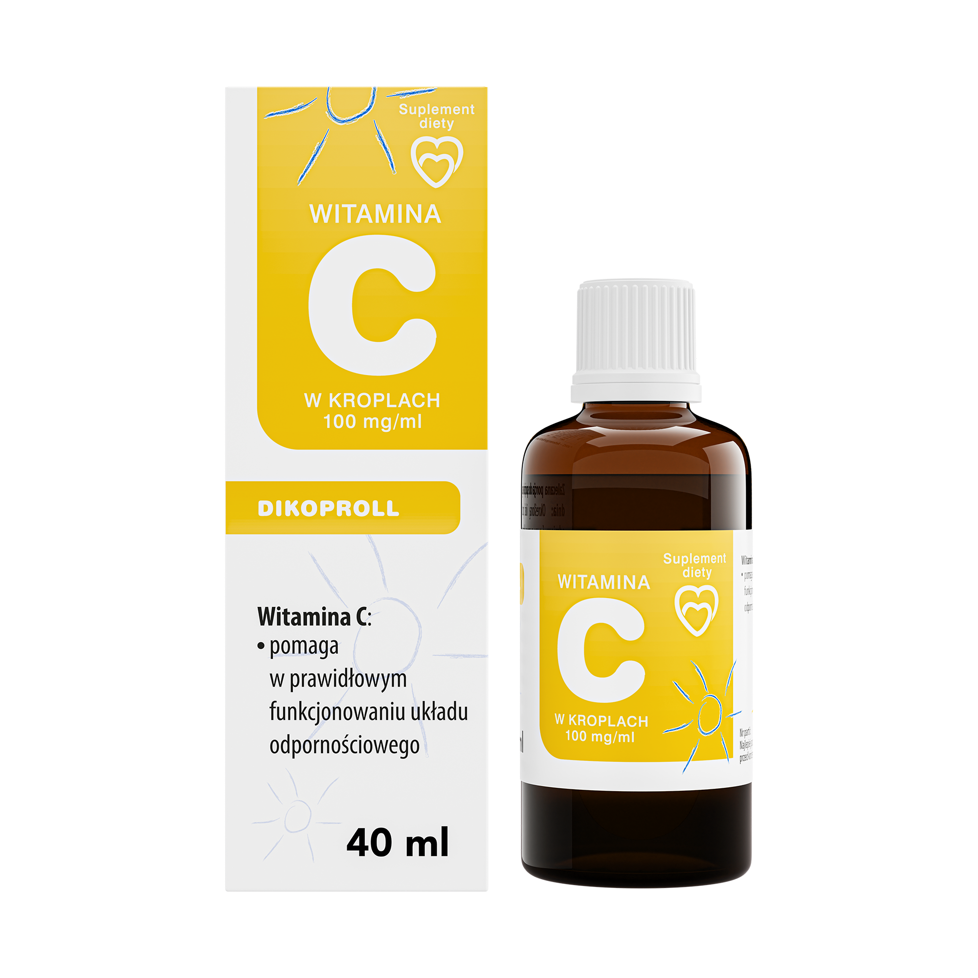Dikoproll Witamina C w kroplach 100 mg/ml, 40 ml