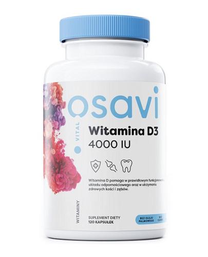 Witamina D3 4000 IU, 120 kaps., cena, opinie, właściwości zdjęcie