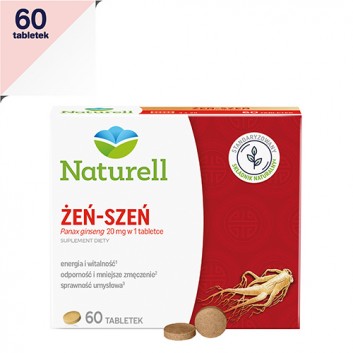 NATURELL Żeń-szeń, 60 tabletek