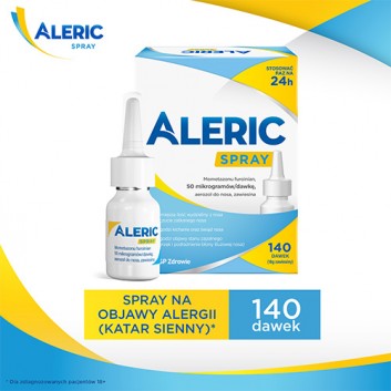 Aleric Spray 50 µg/dawkę aerozol do nosa zawiesina 140 dawek