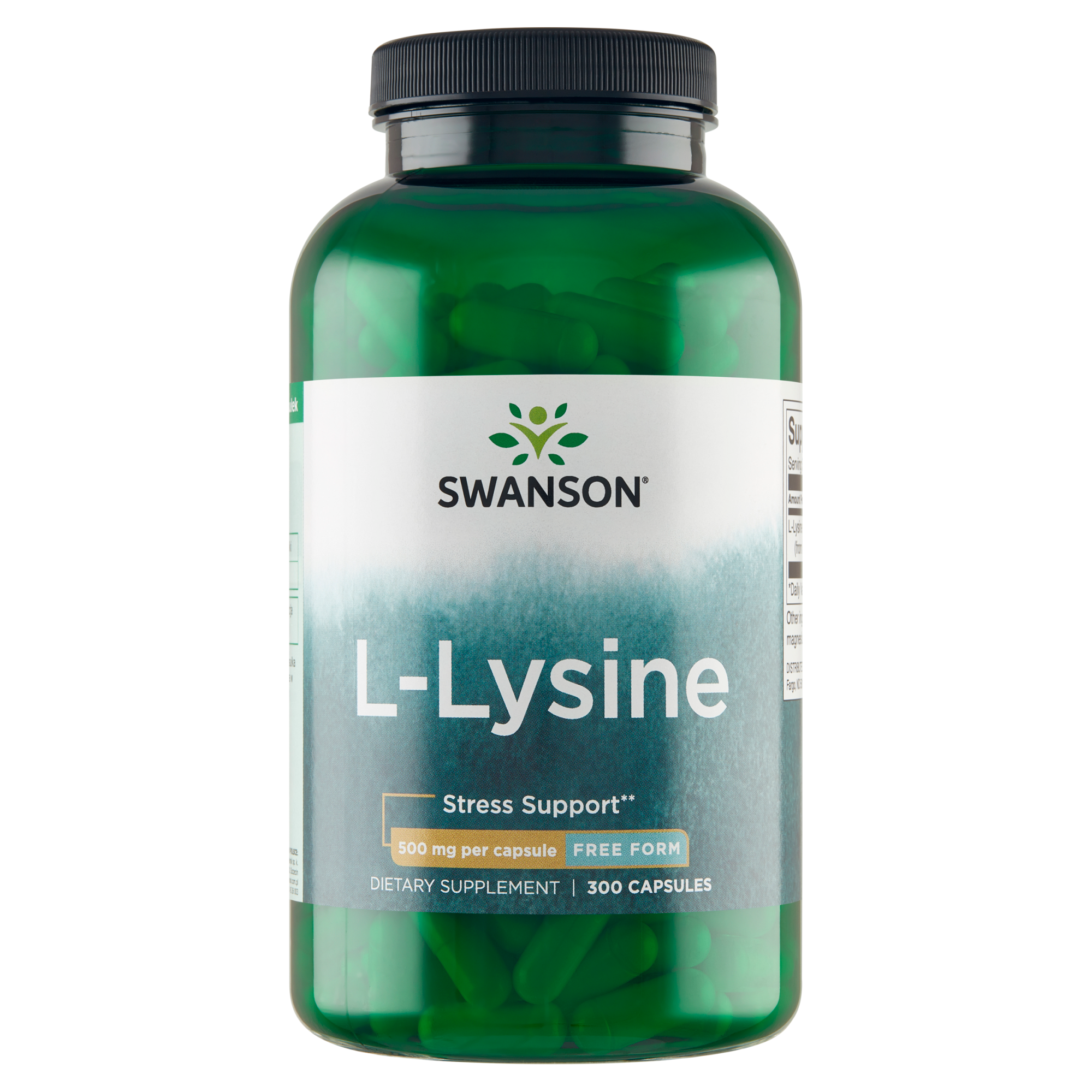 Swanson L-Lysine (lizyna) 500mg 300 kapsułek  zdjęcie
