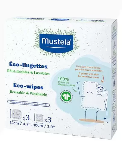 Mustela Eco-chusteczki wielokrotnego użytku 6 sztuk zdjęcie