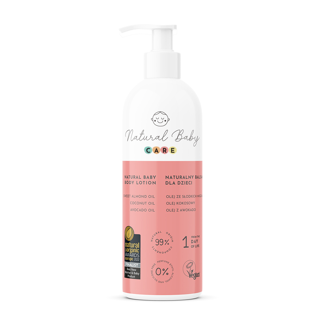 Natural Baby Care Naturalny balsam dla dzieci bez perfum od 1 dnia życia, 200 ml zdjęcie