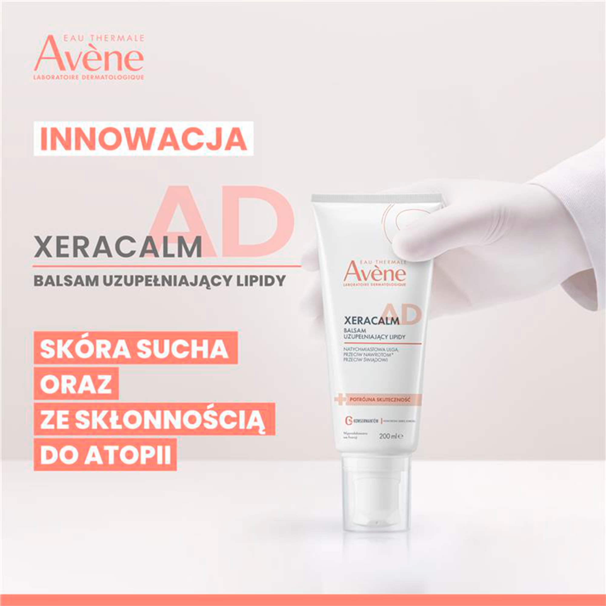 Avene Xeracalm A.D, balsam uzupełniający lipidy, 200 ml