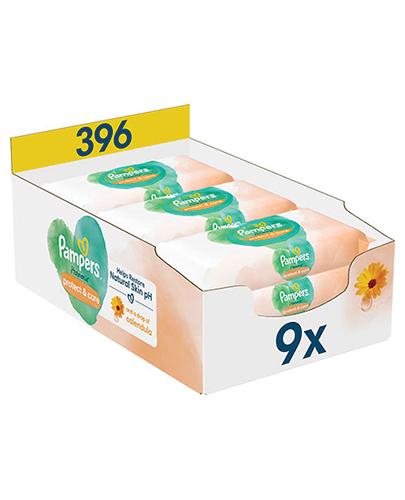Pampers Harmonie Protect & Care Chusteczki nawilżane dla dzieci, 44 sztuki, 9 opakowań zdjęcie