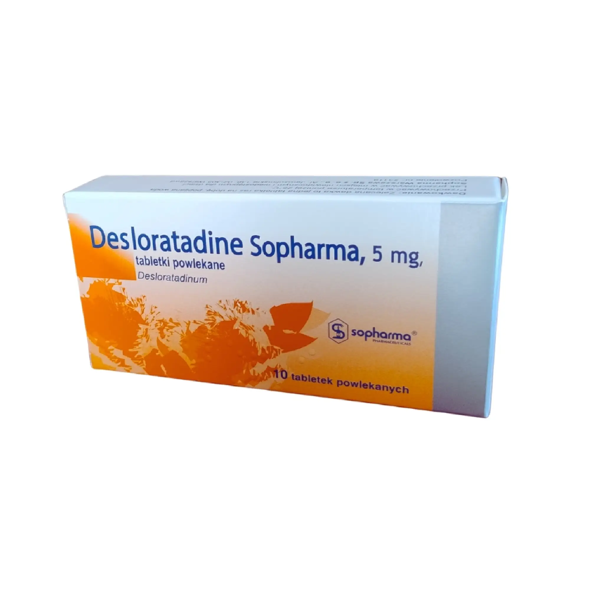 Desloratadine Sopharma, 5 mg, tabletki powlekane, 10 sztuk zdjęcie