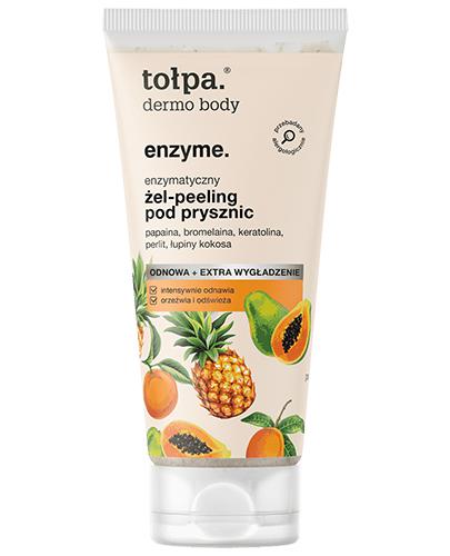Tołpa Dermo Body Enzyme Enzymatyczny Żel-Peeling pod prysznic, 200 ml, cena, opinie, skład zdjęcie