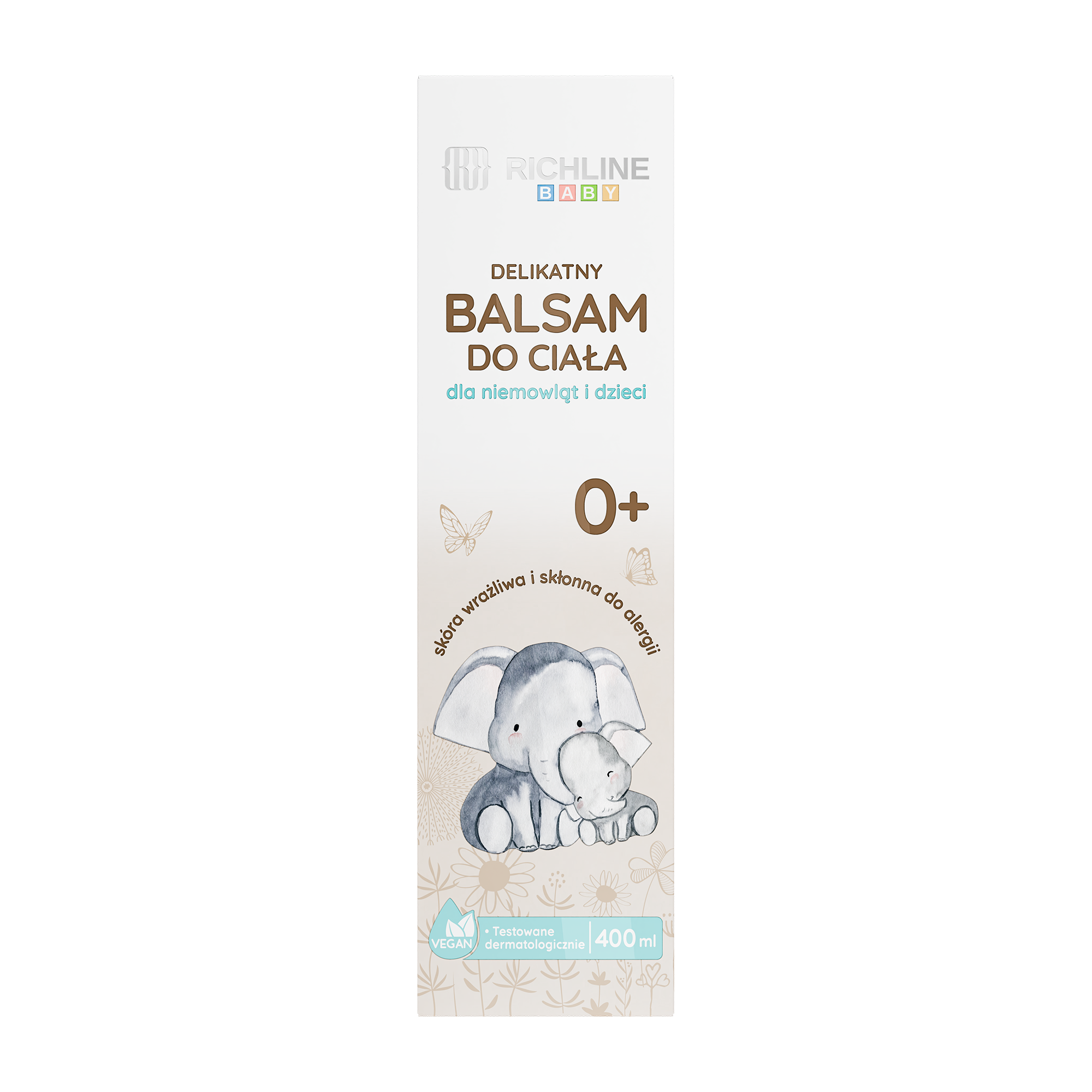 Richline Baby Delikatny balsam do ciała dla niemowląt i dzieci 0+, 400 ml zdjęcie