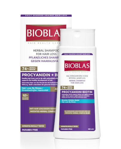 Bioblas Szampon ziołowy na wypadanie włosów dla wszystkich rodzajów włosów, 360 ml, cena, właściwości, składniki zdjęcie