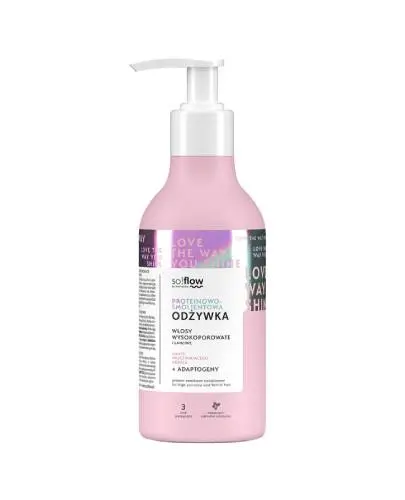 So!Flow Odżywka emolientowo-proteinowa do włosów wysokoporowatych, 400 ml zdjęcie