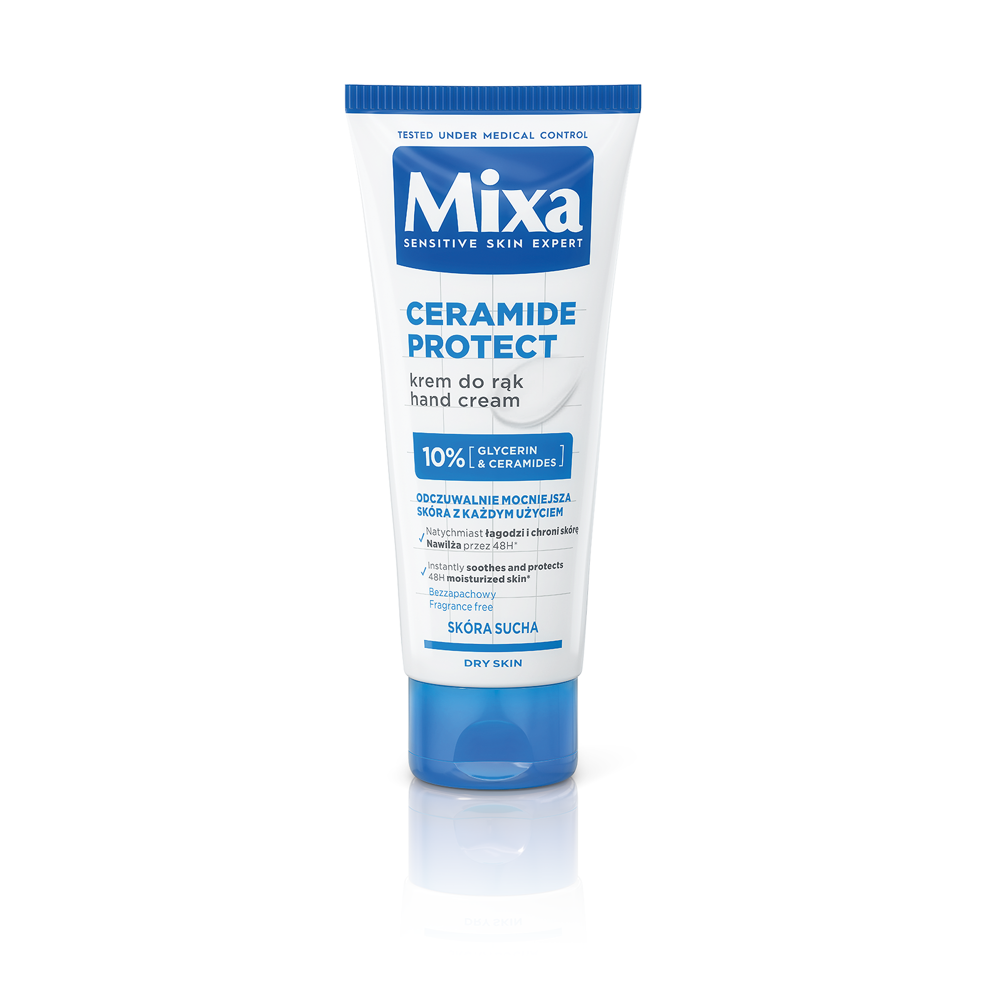 Mixa Ceramide Protect Nawilżający krem do rąk, 100 ml