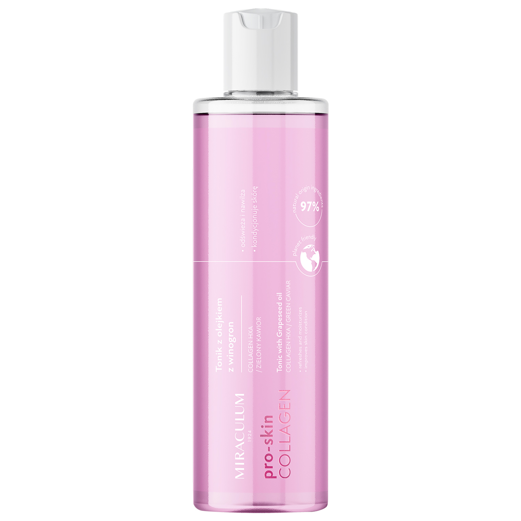 Miraculum Collagen Pro-Skin Tonik z olejkiem z winogron, 200 ml zdjęcie