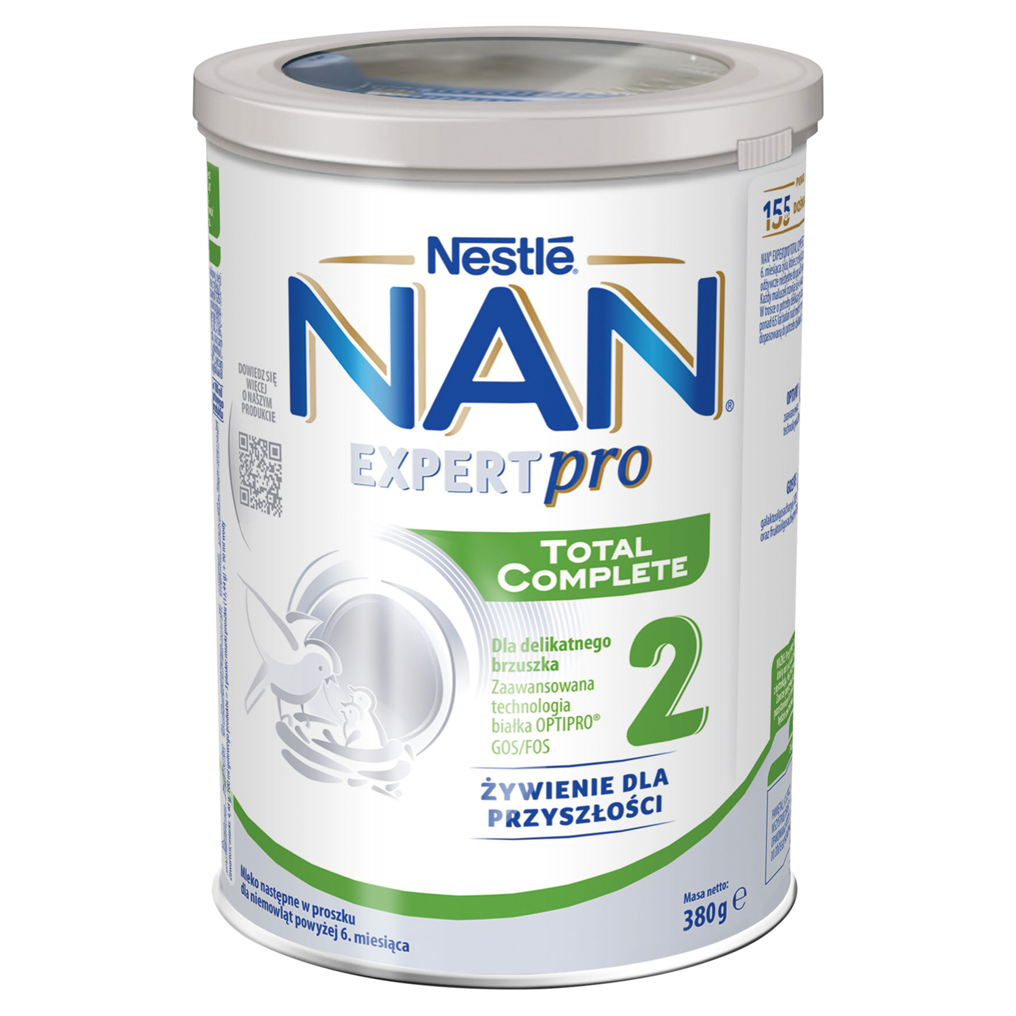 Nestle Nan ExpertPro Total Complete 2, mleko następne dla niemowląt po 6. miesiącu, 380 g zdjęcie