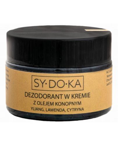 Sydoka Dezodorant w kremie z olejem konopnym Yliang, lawenda, cytryna - 40 g zdjęcie