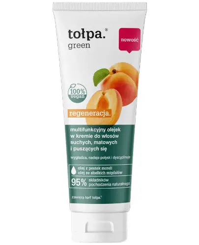Tołpa Green Regeneracja multifunkcyjny olejek w kremie do włosów suchych matowych i puszących się 125 ml  zdjęcie
