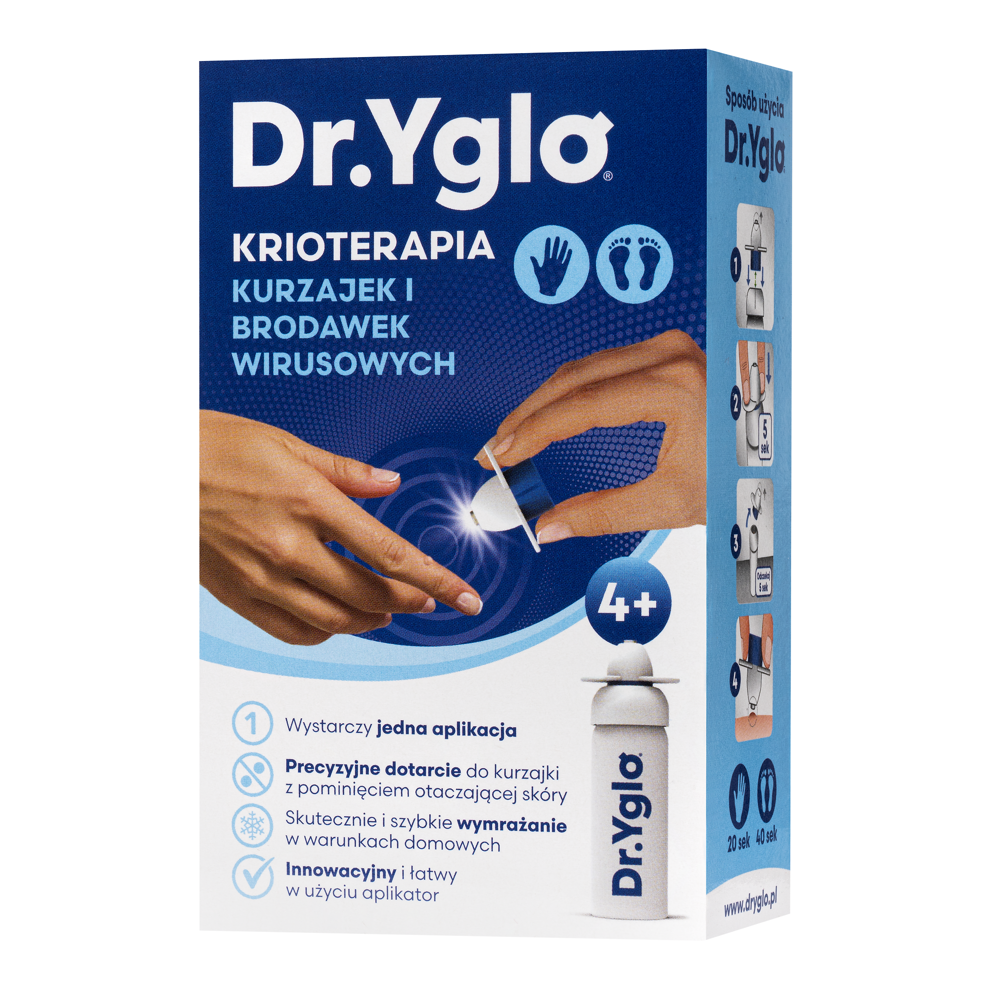 Dr. Yglo Krioterapia do usuwania brodawek wirusowych kurzajek 50 ml zdjęcie