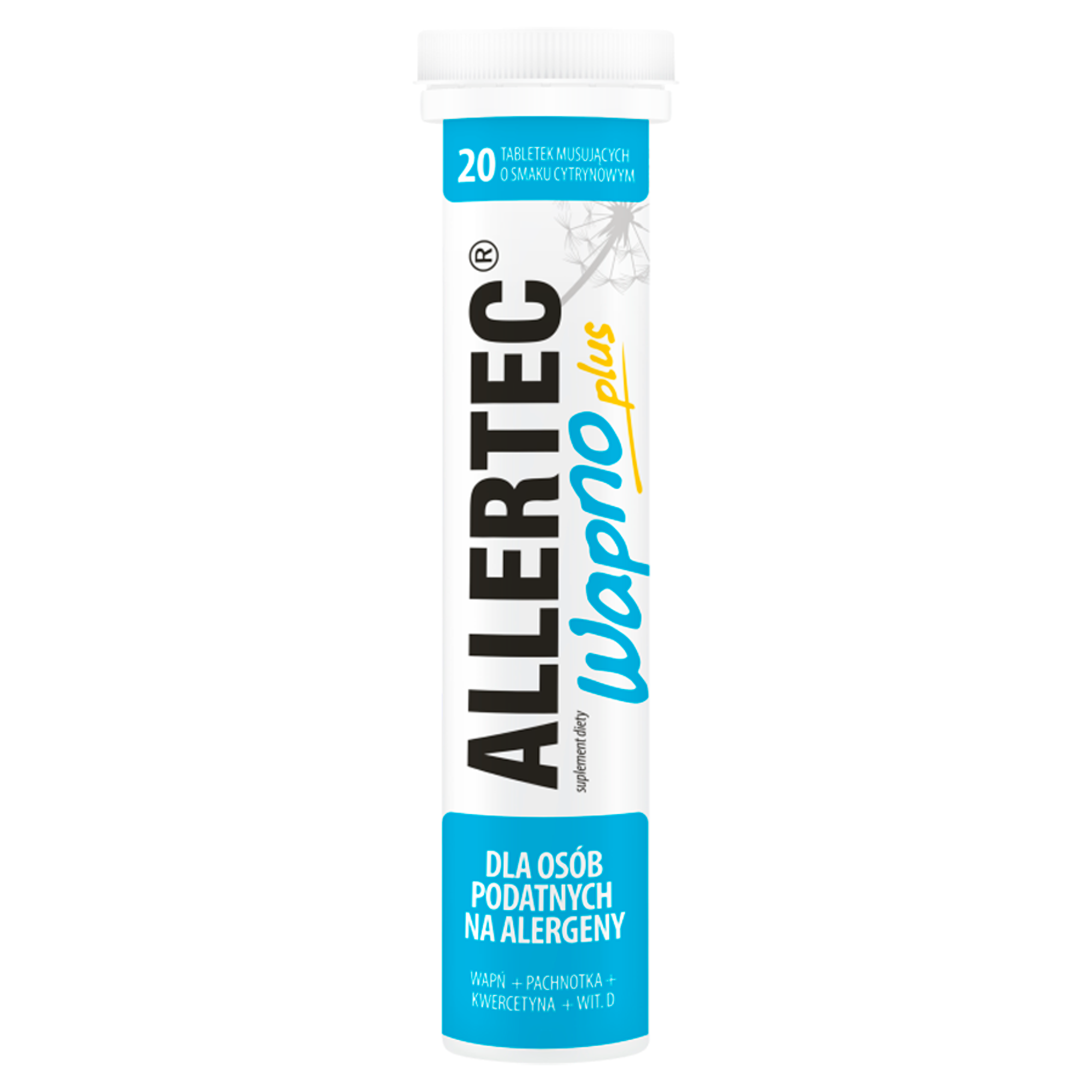 Allertec Wapno Plus 20 tabletek musujących zdjęcie