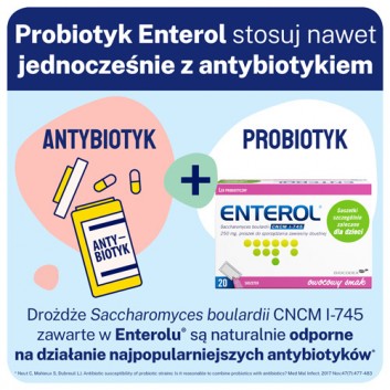 Enterol 250 mg 20 saszetek