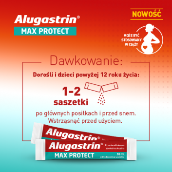Alugastrin Max Protect 10 ml, 10 saszetek
