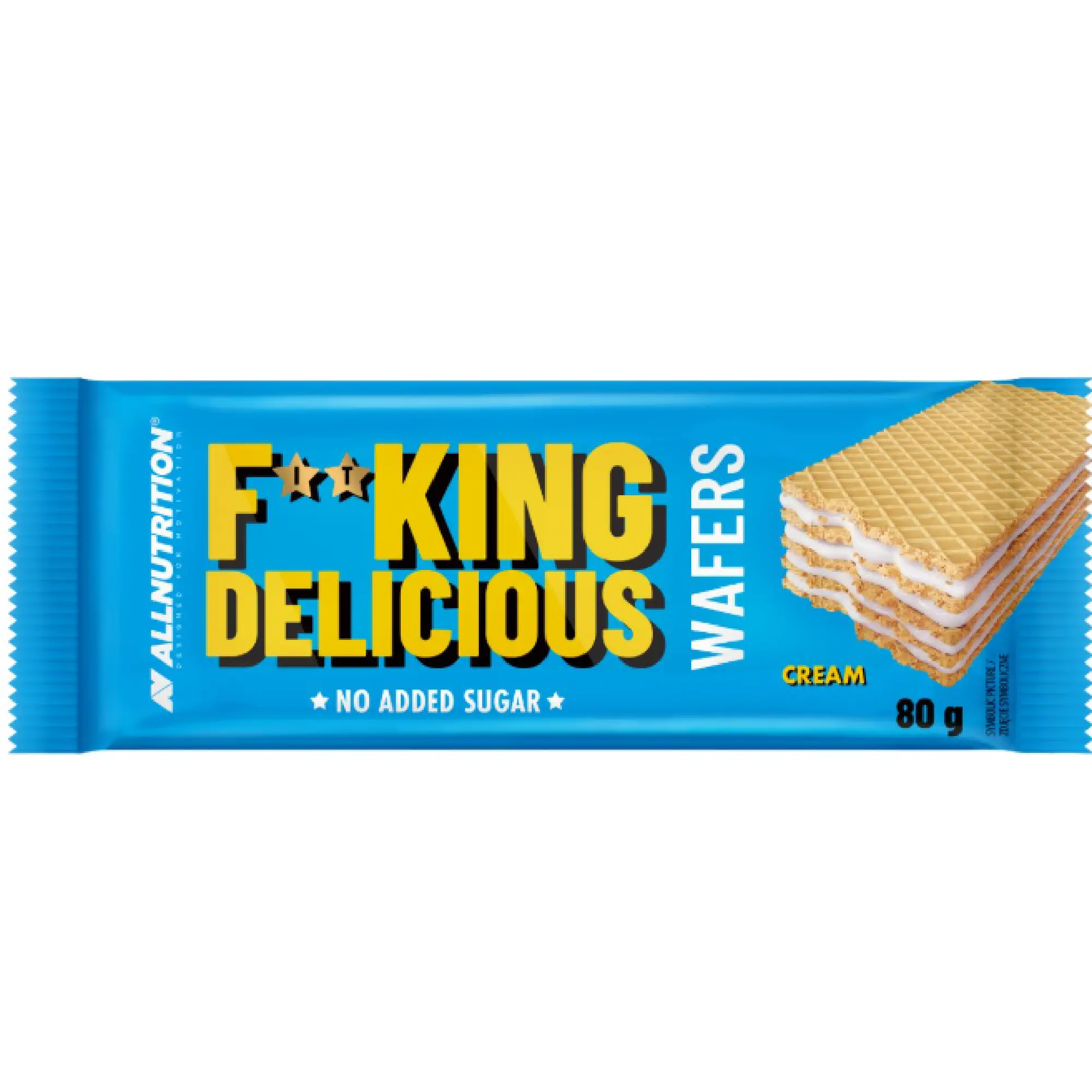Allnutrition Fitking Delicious Wafers Cream, 80 g