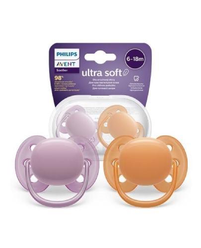 Avent Ultra Soft SCF091/33 Smoczek uspokajający 6-18 m, 2 sztuki zdjęcie