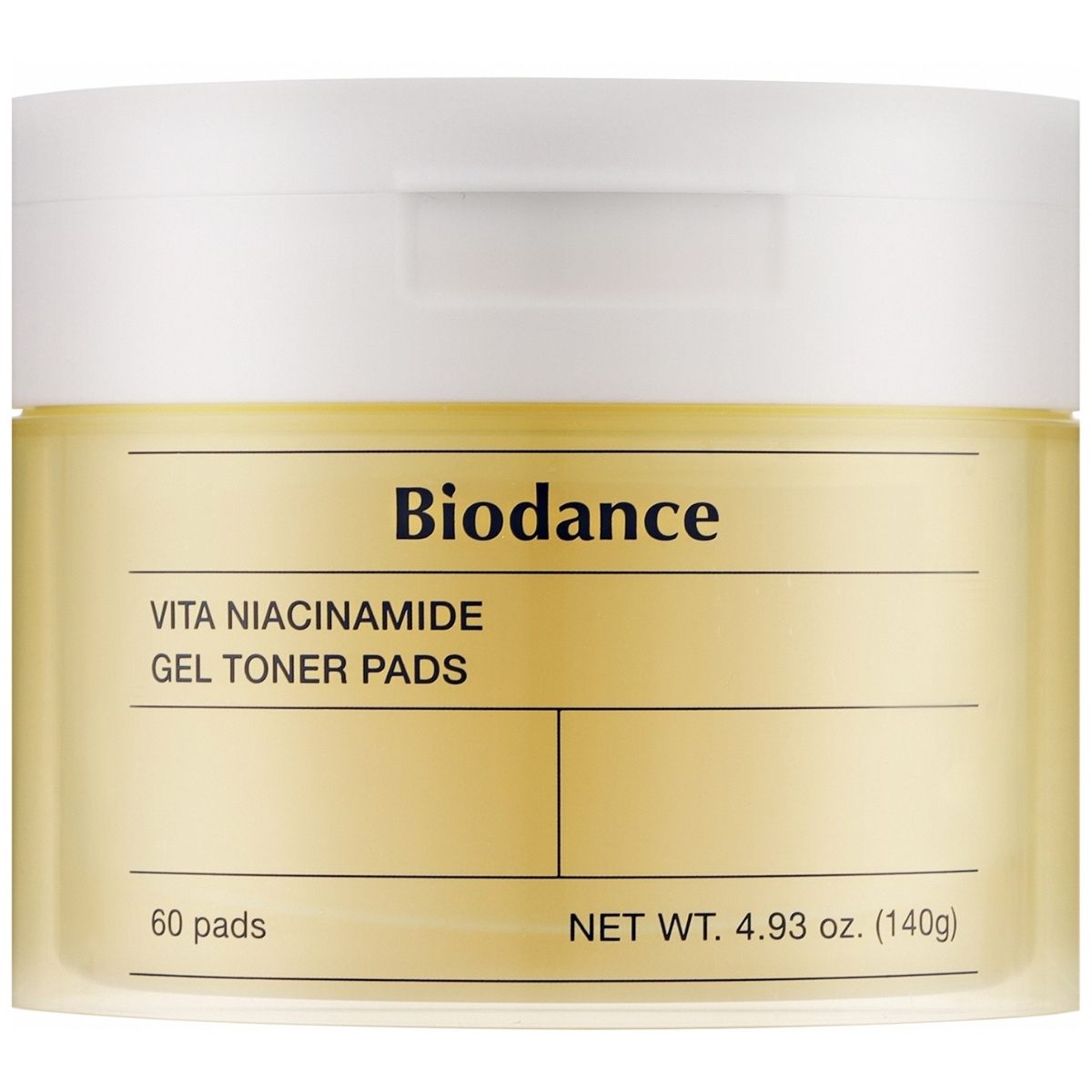 Biodance Vita Niacinamide Gel Toner Pads rozjaśniające płatki tonizujące do twarzy, 60 sztuk zdjęcie