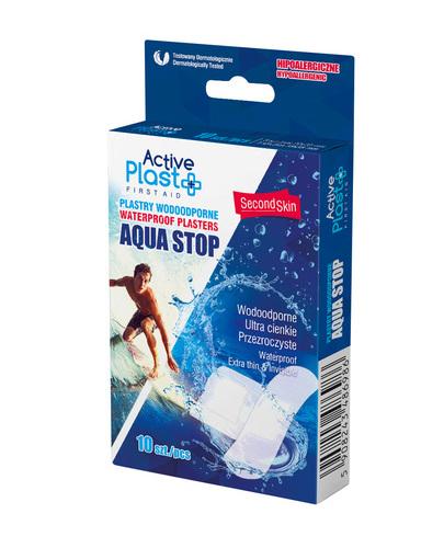 Active Plast PLASTRY AQUA STOP 7cm x 2 cm, 5 sztuk + 3,8 cm x 3,8 cm, 5 sztuk zdjęcie