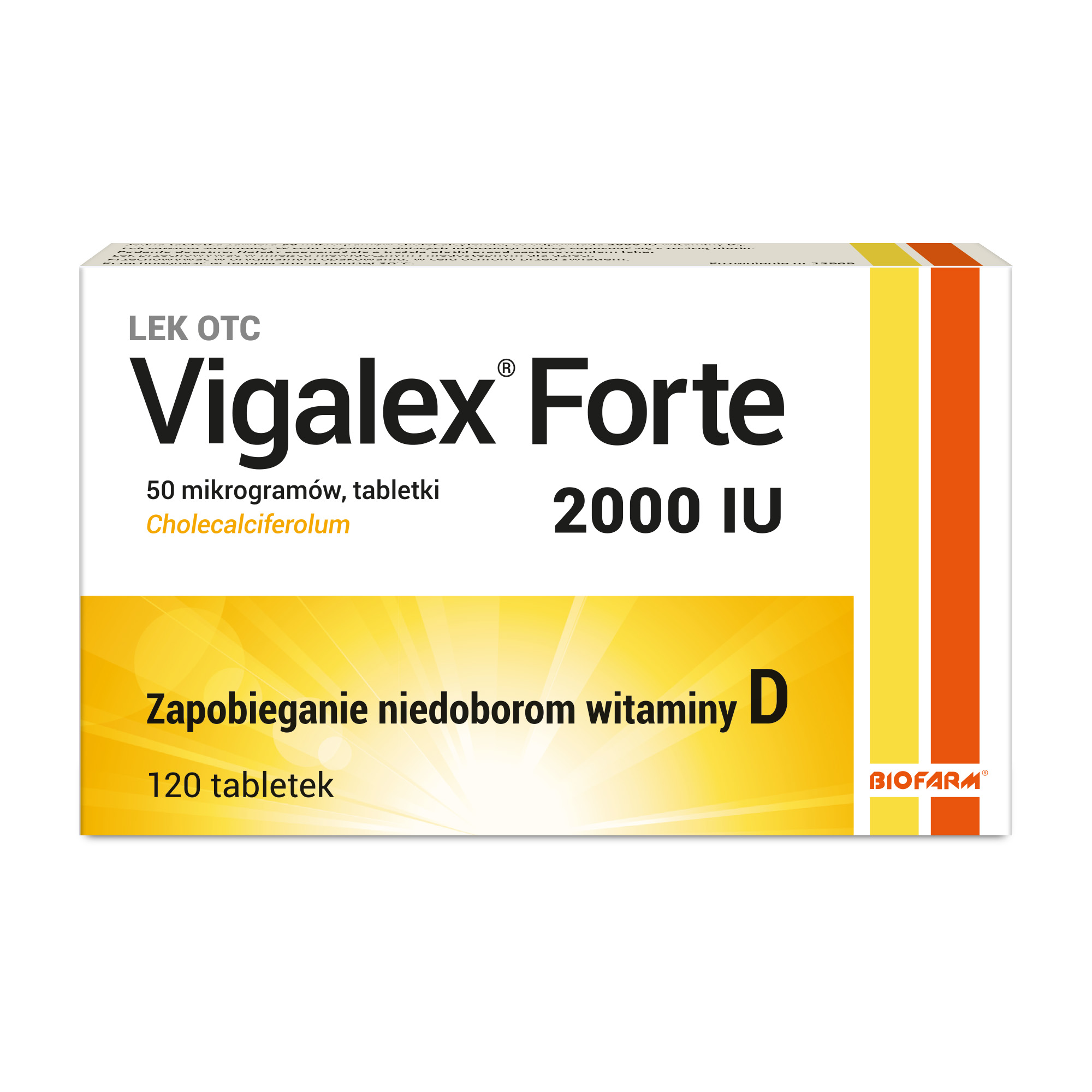 Vigalex Forte, 2000 IU, tabletki, 120 sztuk zdjęcie