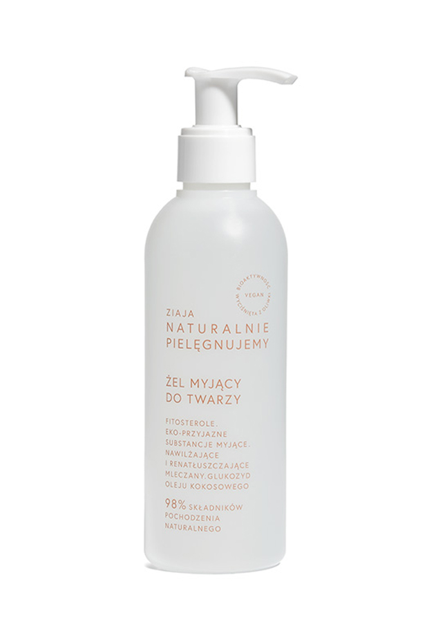 Ziaja Naturalnie Pielęgnujemy żel myjący do twarzy 200 ml zdjęcie
