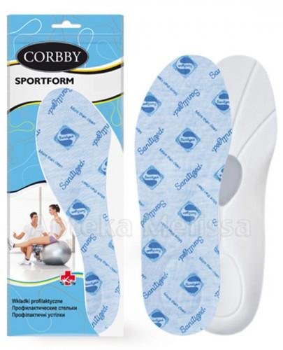 CORBBY SPORTFORM Profilowane wkładki z pianki poliuretanowej do butów sportowych 39/40 - 1 para zdjęcie