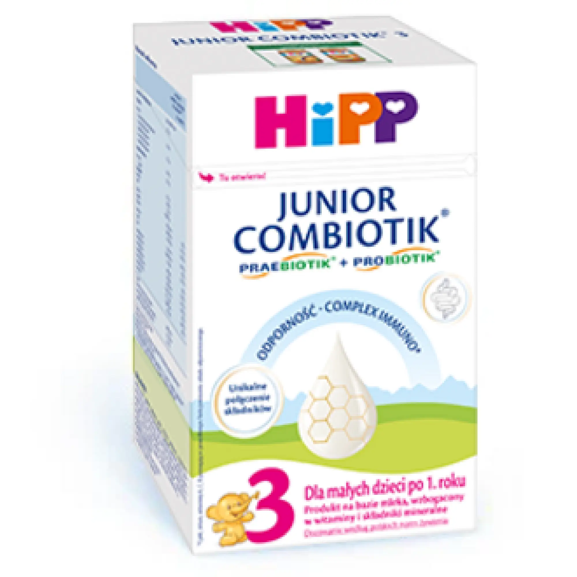 HiPP 3 Junior Combiotik mleko dla małych dzieci po 1 roku 550 g zdjęcie