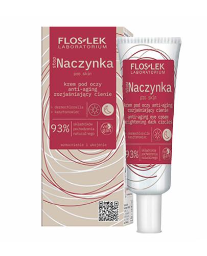 Floslek Stop Naczynka, Krem pod oczy anti-aging rozjaśniający cienie, 30 ml zdjęcie