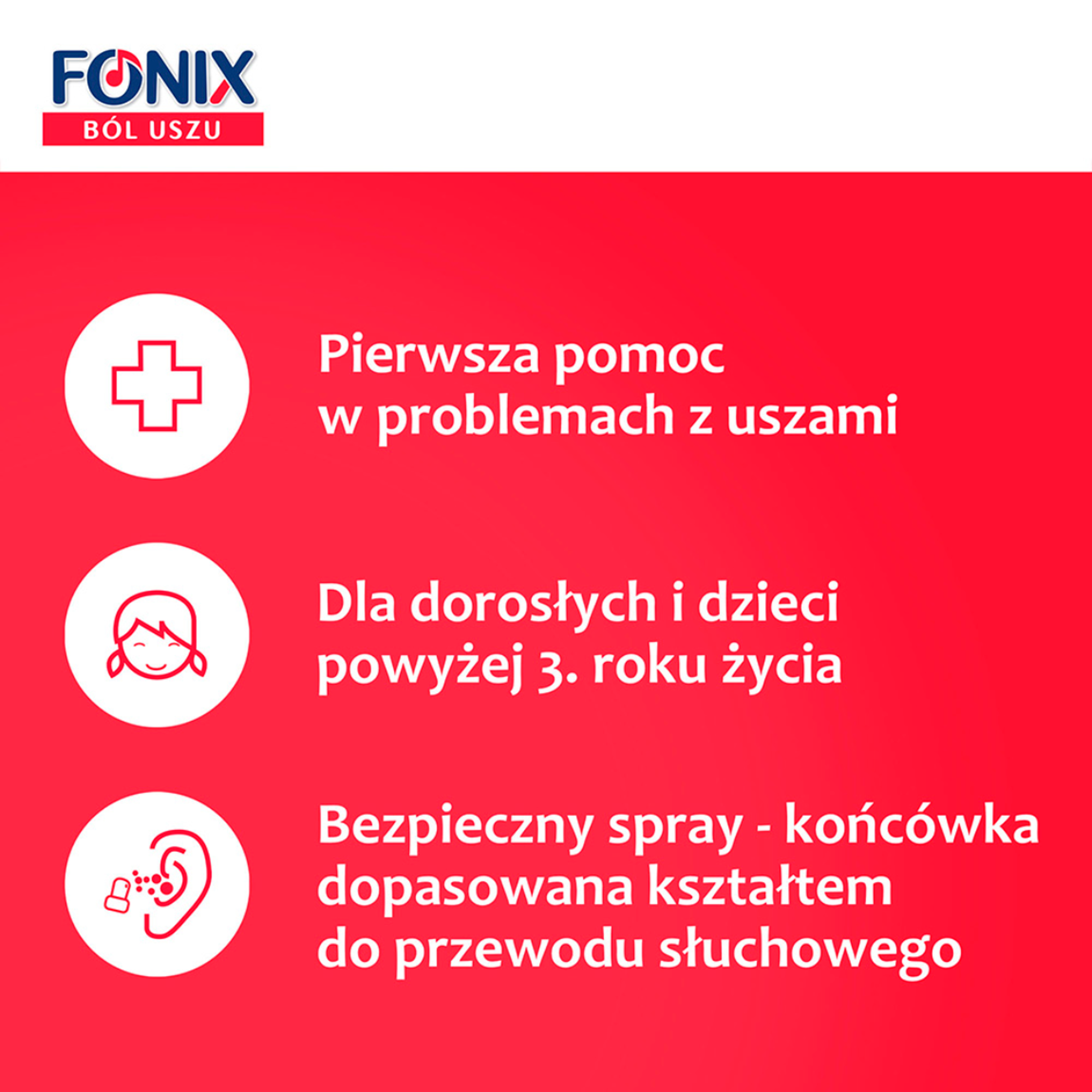 Fonix Ból Uszu, spray, 15 ml