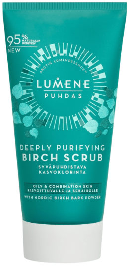 Lumene Puhdas Głęboko oczyszczający peeling brzozowy do twarzy, 75 ml zdjęcie