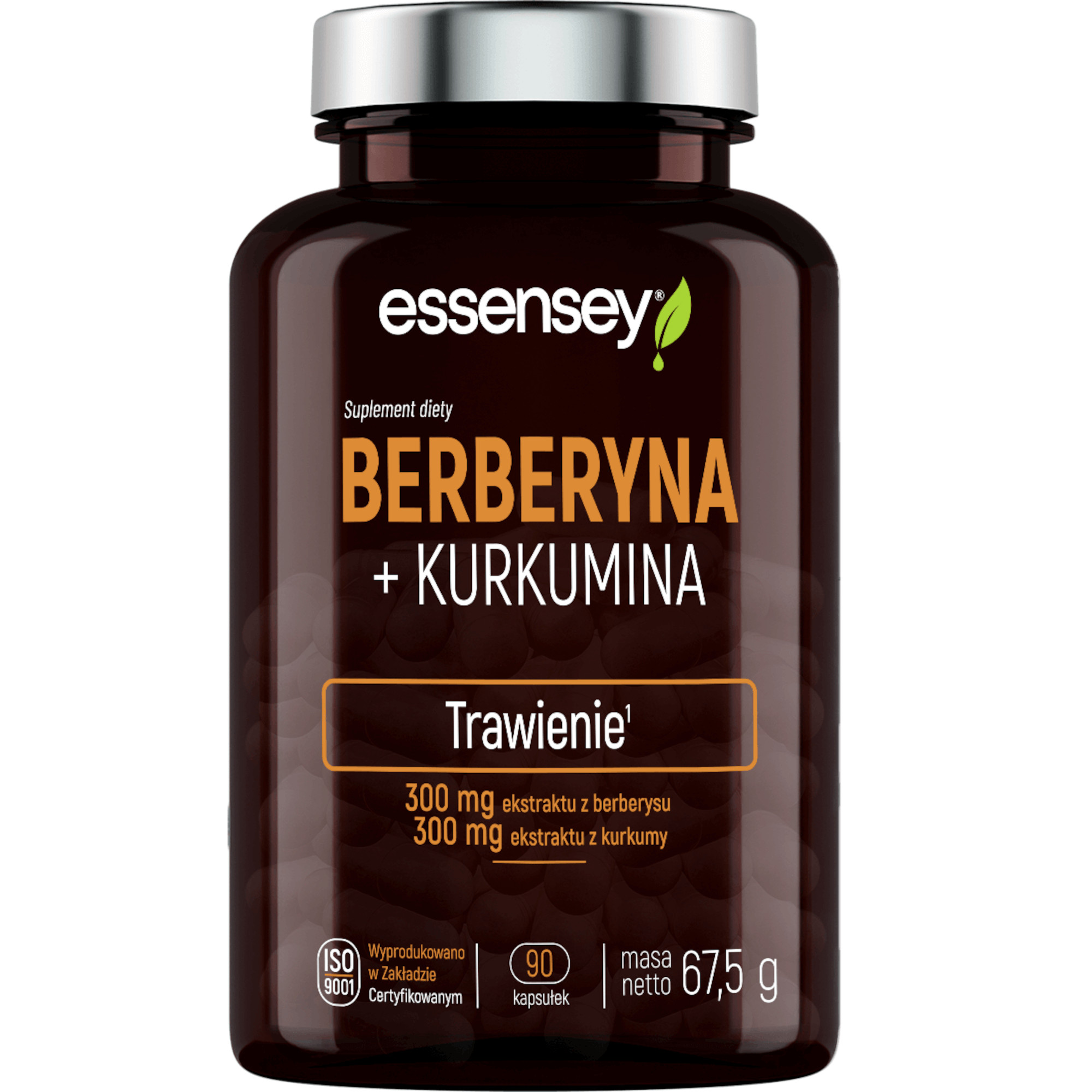 Essensey Berberyna + Kurkumina, kapsułki, 90 sztuk zdjęcie