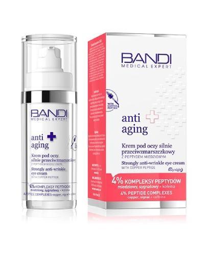 Bandi Cosmetics MEDICAL EXPERT ANTI-AGING Krem pod oczy silnie przeciwzmarszczkowy z peptydem miedziowym, 30 ml zdjęcie