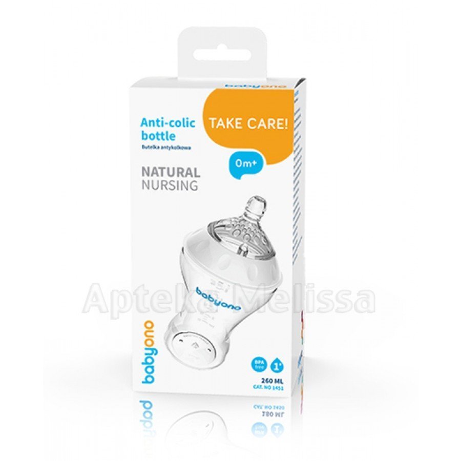Babyono butelka antykolkowa Natural Nursing 250 ml [1451]