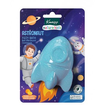 Kneipp nature kids Musująca figurka do kąpieli Astronauta, Pomarańcza, 1 sztuka