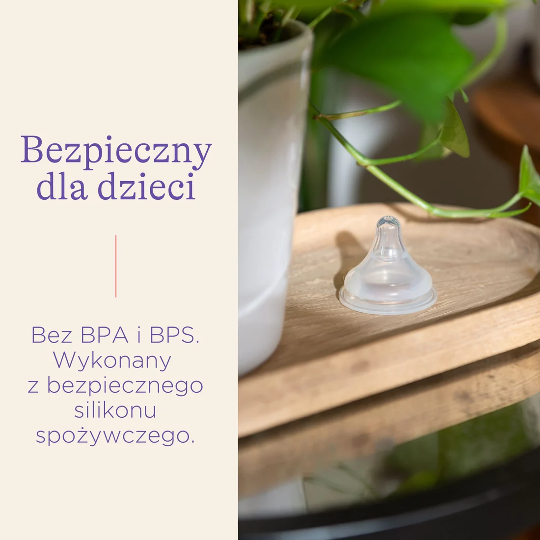 Lansinoh smoczek do karmienia Natural Wave o szybkim przepływie, 2 sztuki