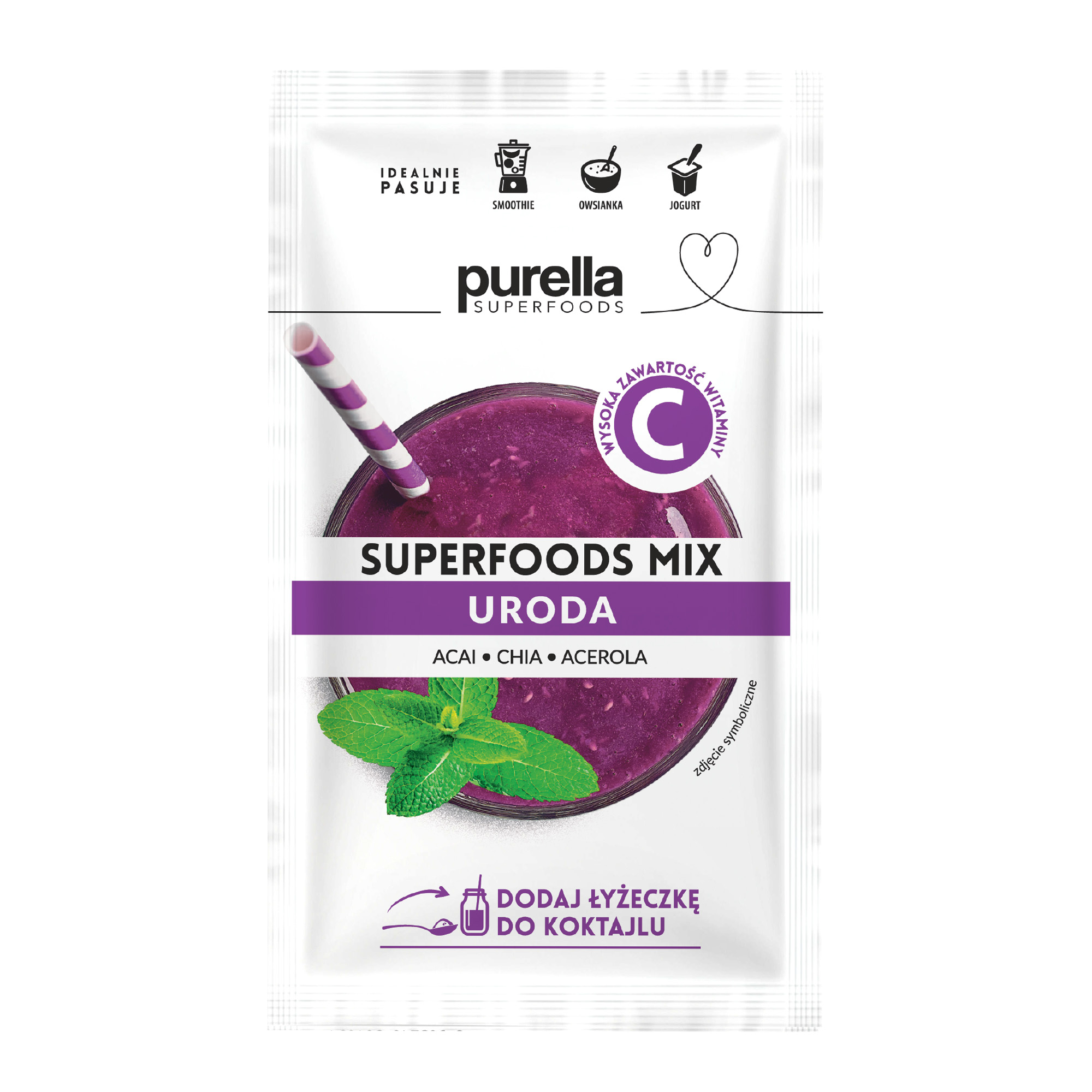 Purella Superfoods Mix Uroda, 40 g zdjęcie